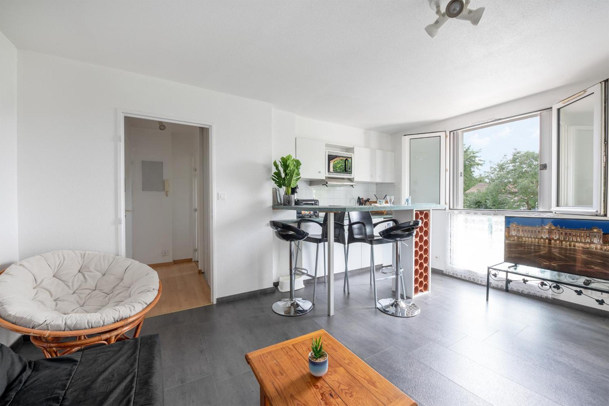 Apartamento T2 Rangueil - Terrasse + 2 Parkings - 4 Personnes Toulouse Exterior foto